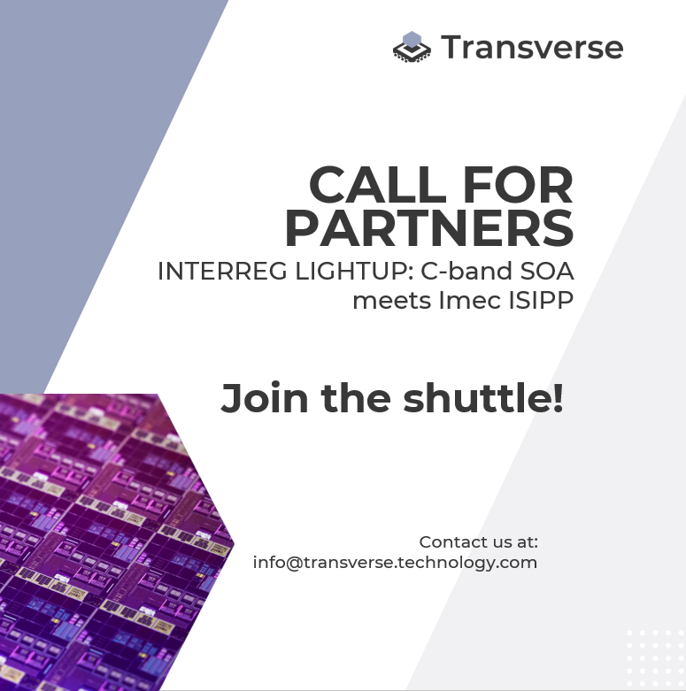 INTERREG LIGHTUP – Call for Partners – SOAs Meet ISIPP: A New Step in Photonic Integration